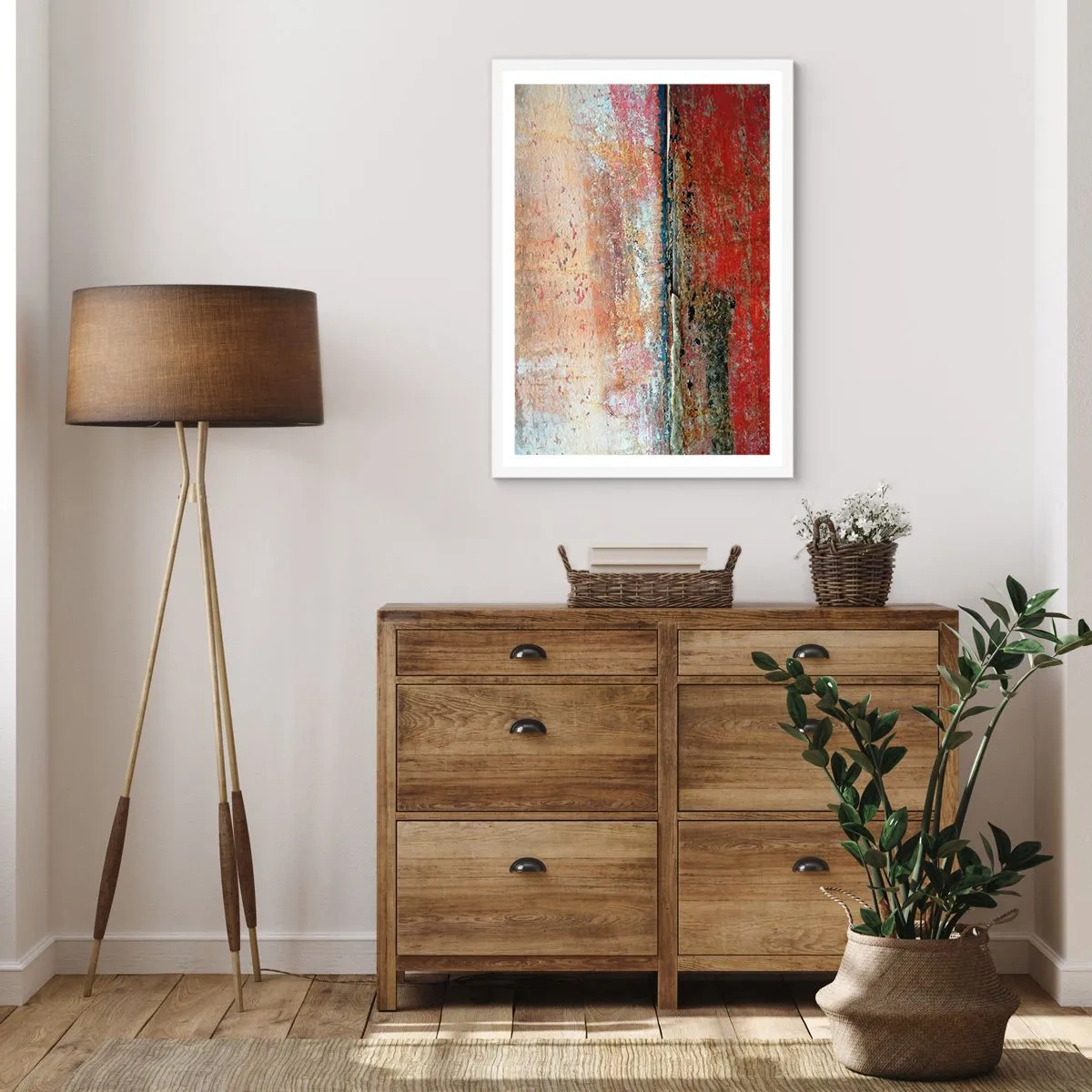 Plakát v bílém rámu - Možná je to moře - 40x50 cm