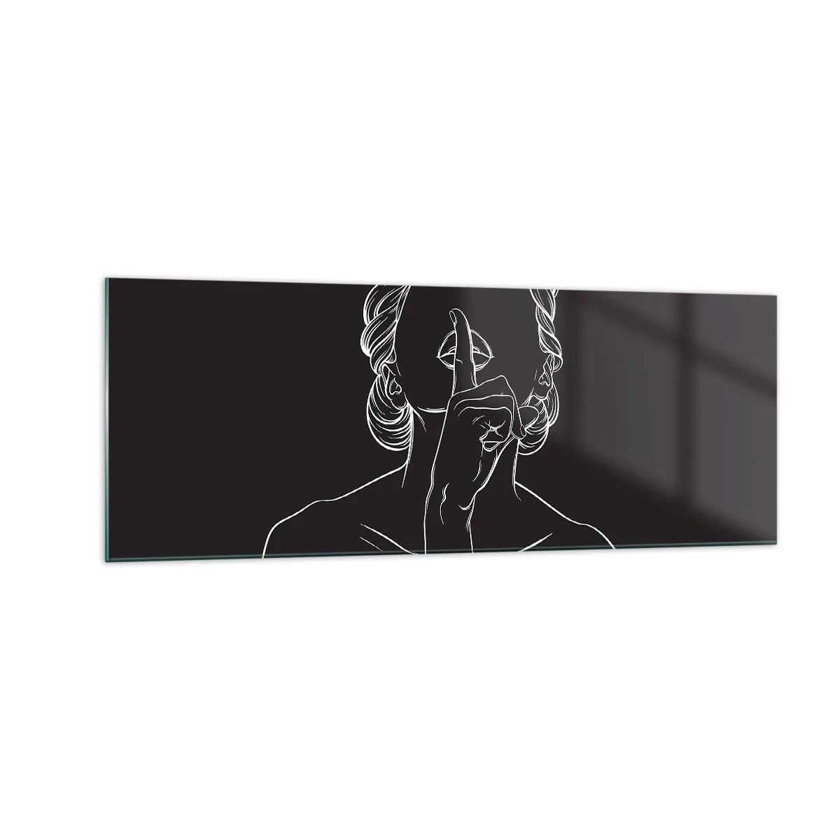 Obraz na skle - Krása rozkvétá v tichu - 140x50 cm