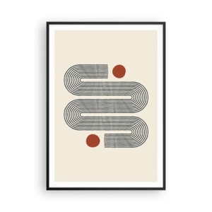 Plakát v černém rámu - Od začátku do konce - 70x100 cm