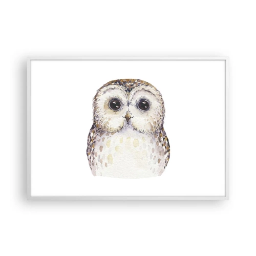 Plakát v bílém rámu - Podívej se mi do očí - 100x70 cm