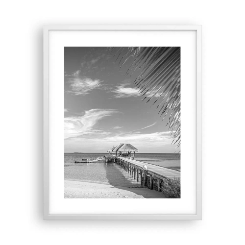 Plakát v bílém rámu - Vzpomínka nebo sen? - 40x50 cm