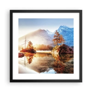 Plakát v černém rámu - Příroda v novém světle - 40x40 cm