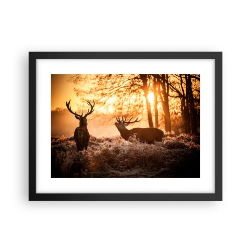 Plakát v černém rámu - Sen myslivce - 40x30 cm