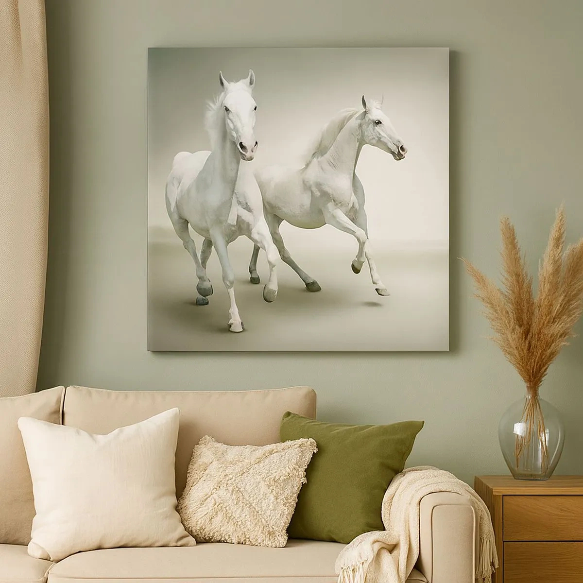 Obraz na plátně - White power! - 30x30 cm