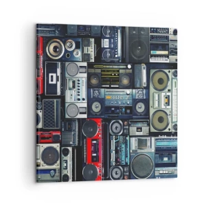 Obraz na plátně - Stesk po 80. letech - 60x60 cm