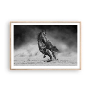 Plakát v rámu světlý dub - Hodné samotného emíra - 91x61 cm