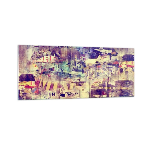Obraz na skle - A tohle zůstane - 100x40 cm