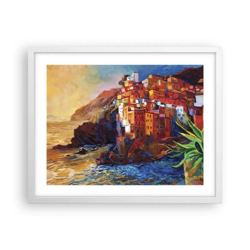 Plakát v bílém rámu - Italský nádech - 50x40 cm