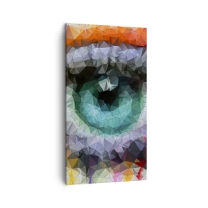 Obraz na plátně - Krystalický lesk očí - 45x80 cm