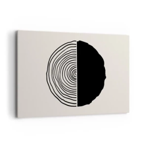 Obraz na plátně - Půl na půl - 120x80 cm