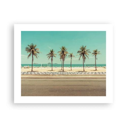 Plakát - Hlídání pláže - 50x40 cm