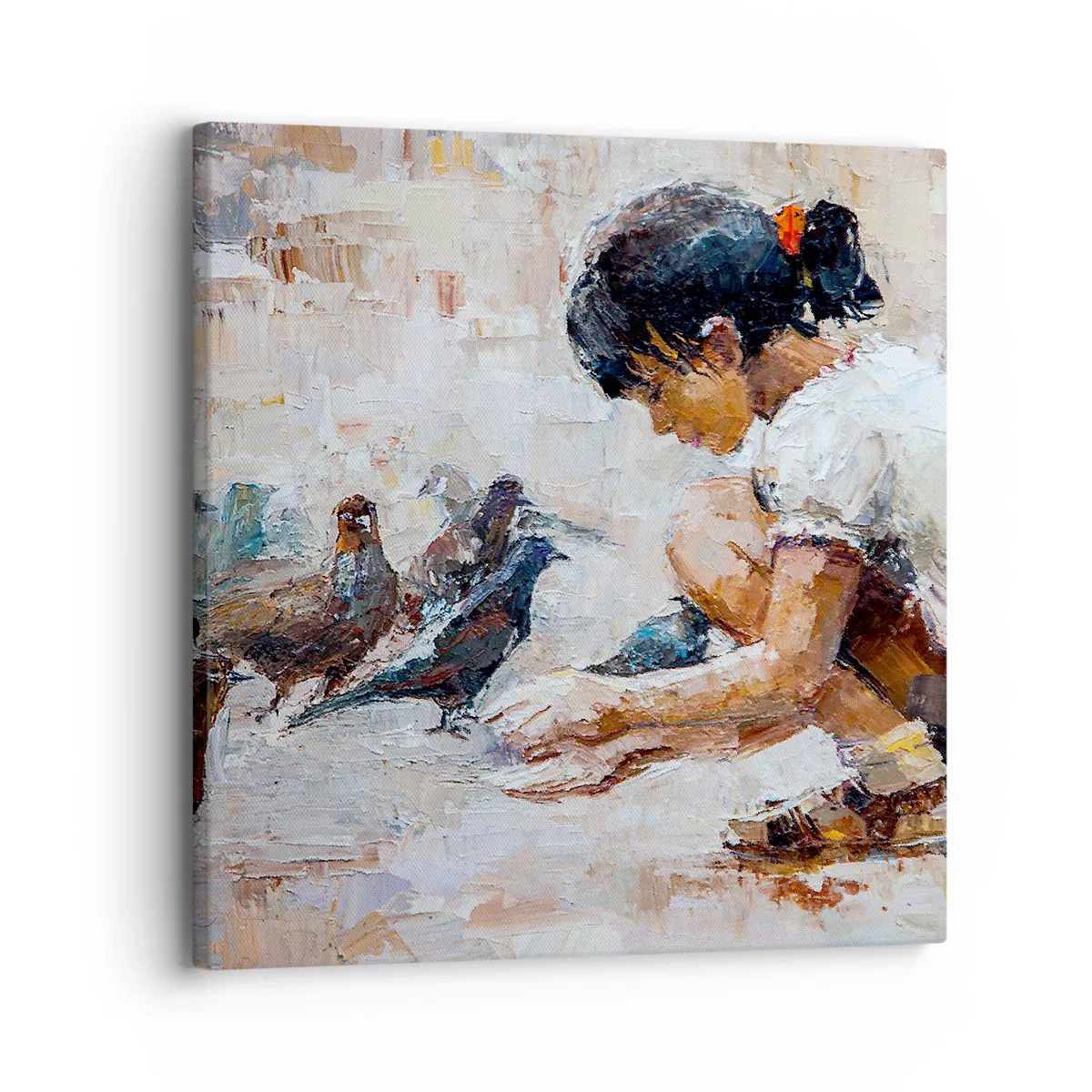 Obraz na plátně - Maličcí a nejmilejší - 30x30 cm