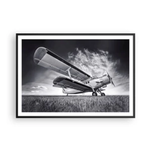 Plakát v černém rámu - Okřídlený poutník - 100x70 cm