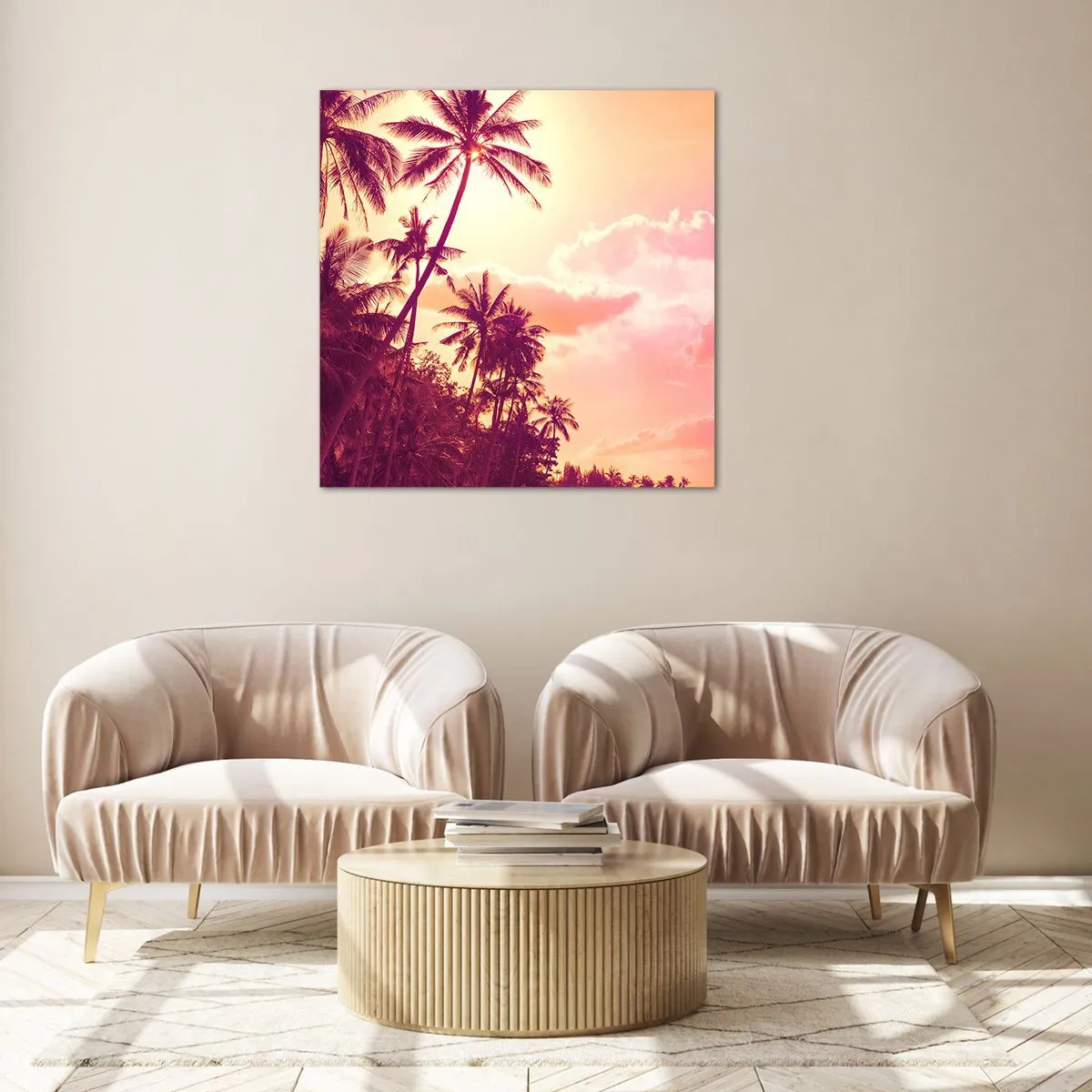 Obraz na skle - Musíš si vybrat - 70x70 cm