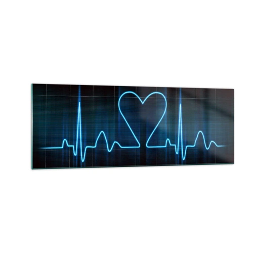 Obraz na skle - V rytmu srdce - 140x50 cm