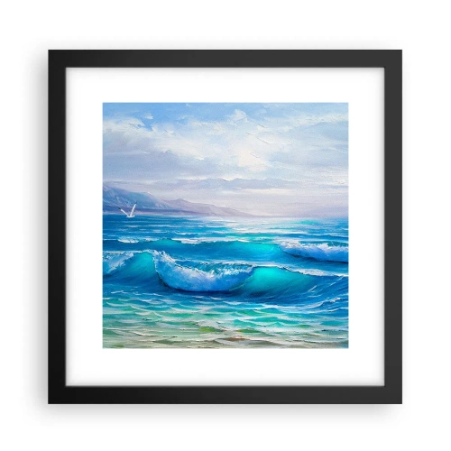 Plakát v černém rámu - Přináší ukojení - 30x30 cm