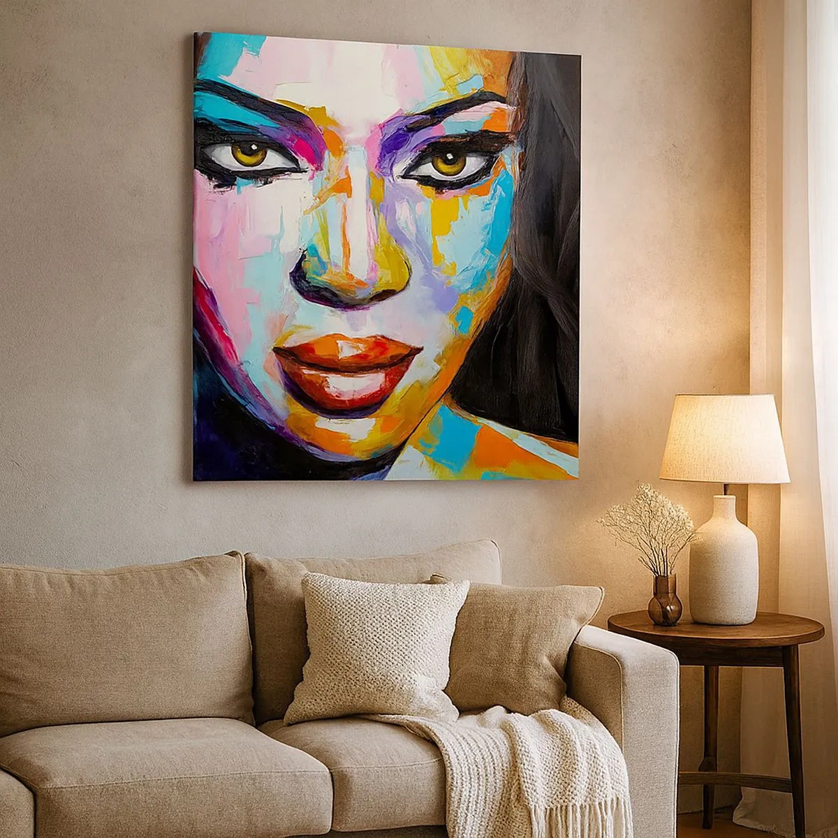 Obraz na plátně - Nejde odtrhnout oči - 30x30 cm