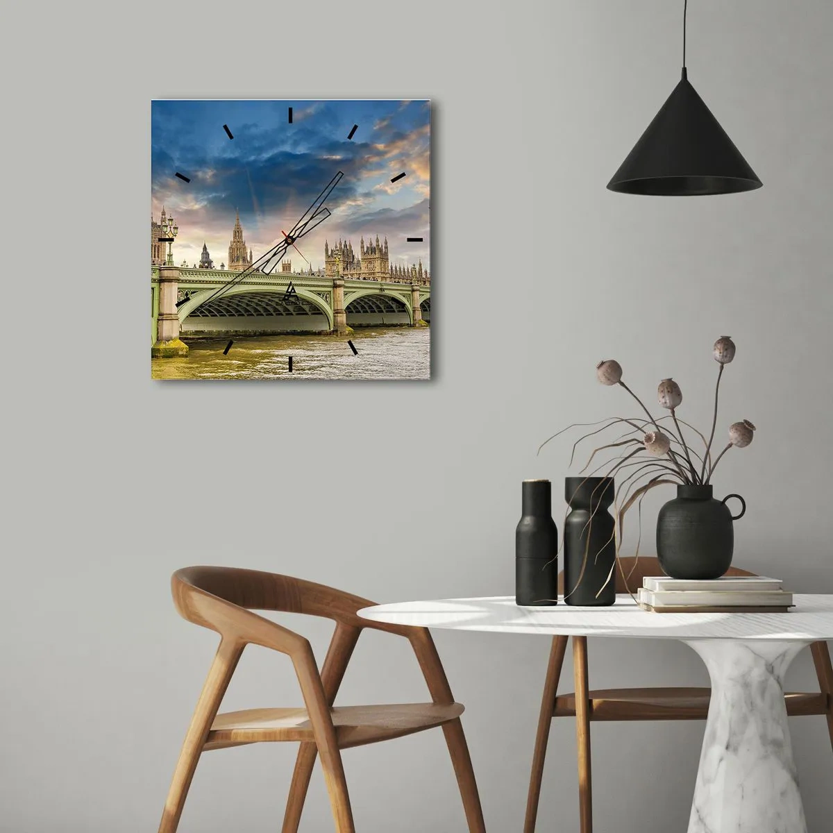 Nástěnné hodiny - Čas se zastavil v Impériu - 30x30 cm