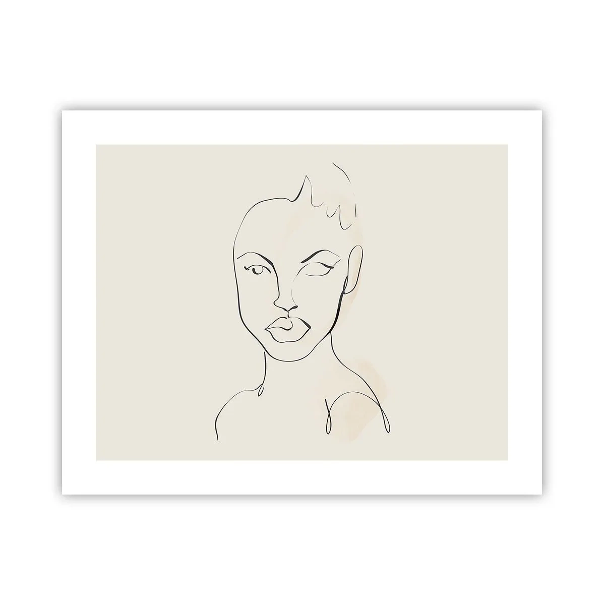 Plakát - Obrys smyslnosti - 50x40 cm