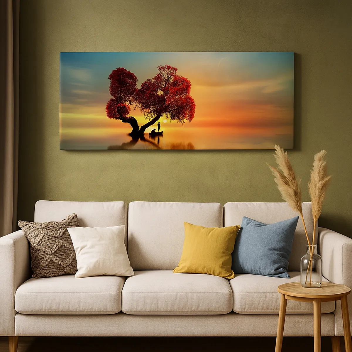 Obraz na plátně - Voda a ticho vesmíru - 30x30 cm