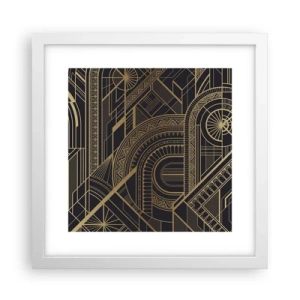 Plakát v bílém rámu - Koncepty, nápady, plány - 30x30 cm