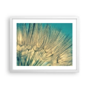 Plakát v bílém rámu - Čekání na vítr - 50x40 cm