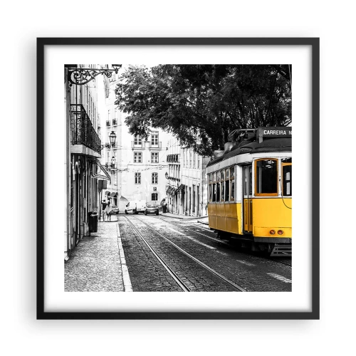 Plakát v černém rámu - Fado v pozadí - 50x50 cm