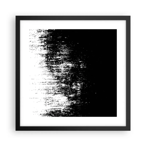 Plakát v černém rámu - Vítězem se stává… - 40x40 cm