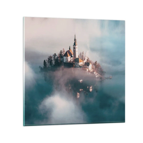 Obraz na skle - Ostrov snů - 30x30 cm