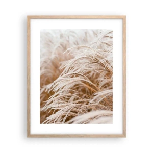 Plakát v rámu světlý dub - Klanění podzimnímu slunci - 40x50 cm