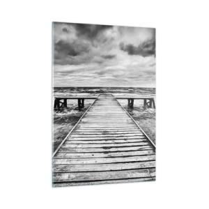 Obraz na skle - Čekám na vítr, co rozfouká… - 50x70 cm