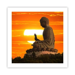 Plakát - Bez strachu ze světa - 50x50 cm