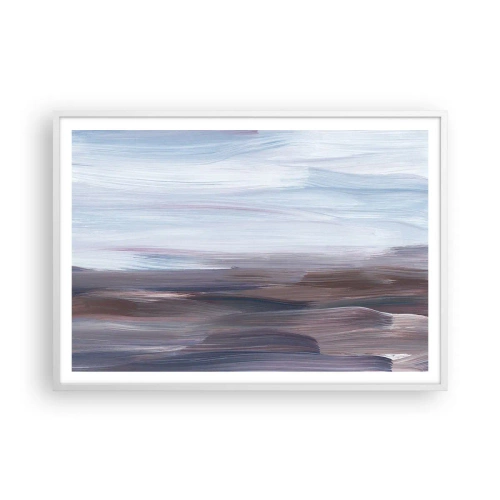 Plakát v bílém rámu - Živly: voda - 100x70 cm