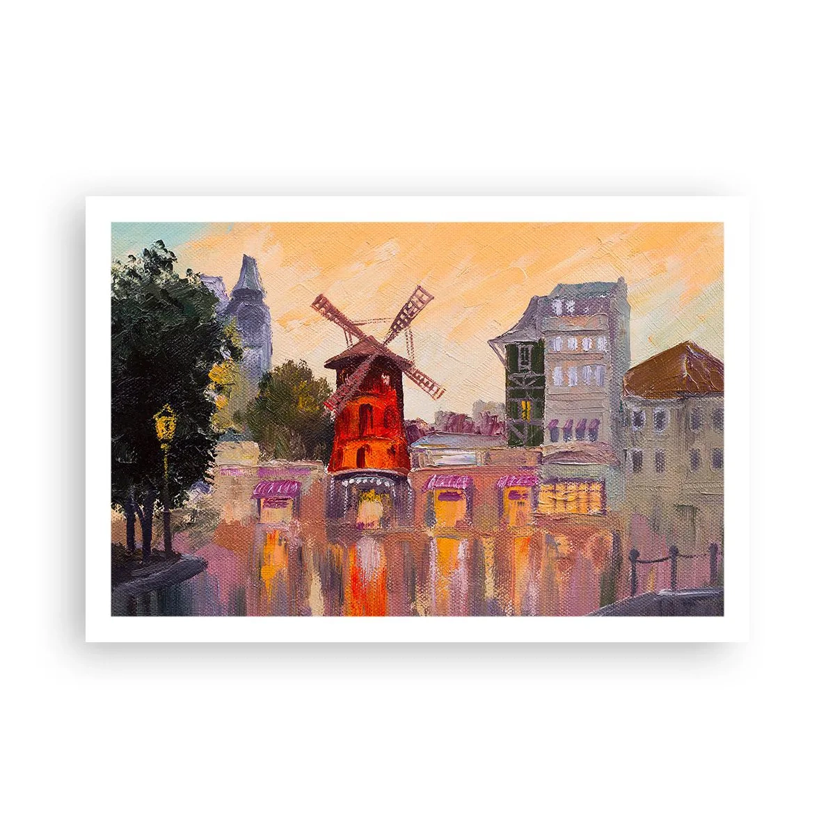 Plakát - Pařížské ikony – Moulin Rouge - 91x61 cm