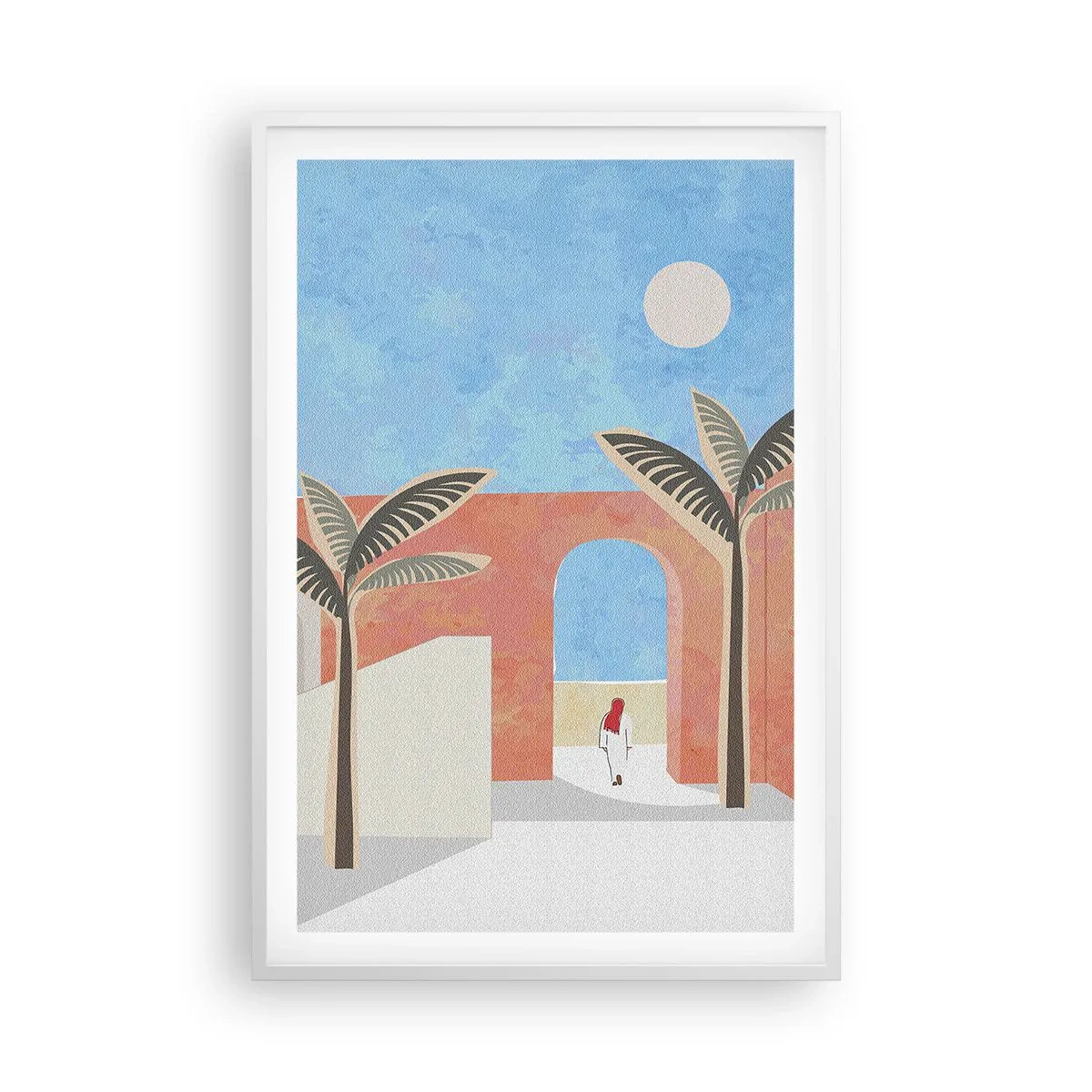 Plakát v bílém rámu - Arabský den - 61x91 cm