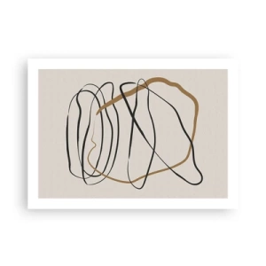 Plakát - Kompozice – tanec ve smyčce - 70x50 cm