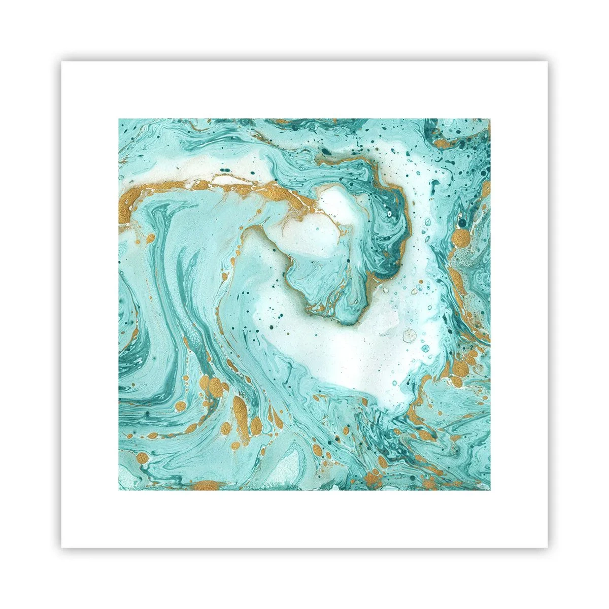 Plakát - Pod velkou vlnou z epochy Edo - 30x30 cm