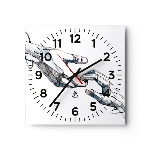 Nástěnné hodiny - Dobré gesto - 40x40 cm