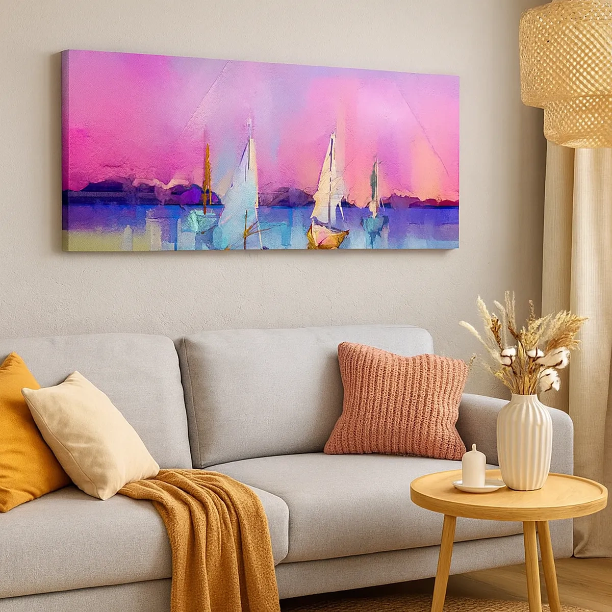 Obraz na plátně - Směr: široké vody - 30x30 cm