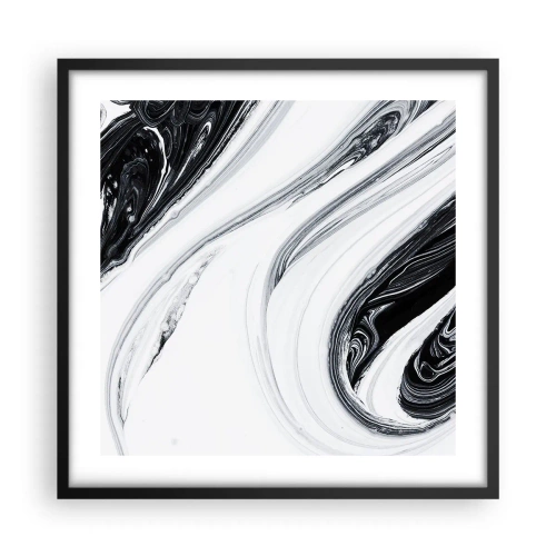 Plakát v černém rámu - Spojení protikladů - 50x50 cm