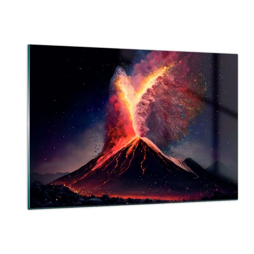 Obraz na skle - Krása a hrůza - 120x80 cm