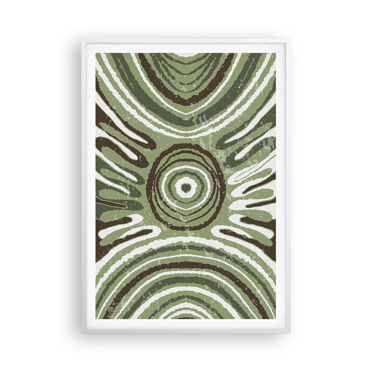 Plakát v bílém rámu - Exploze emocí - 70x100 cm