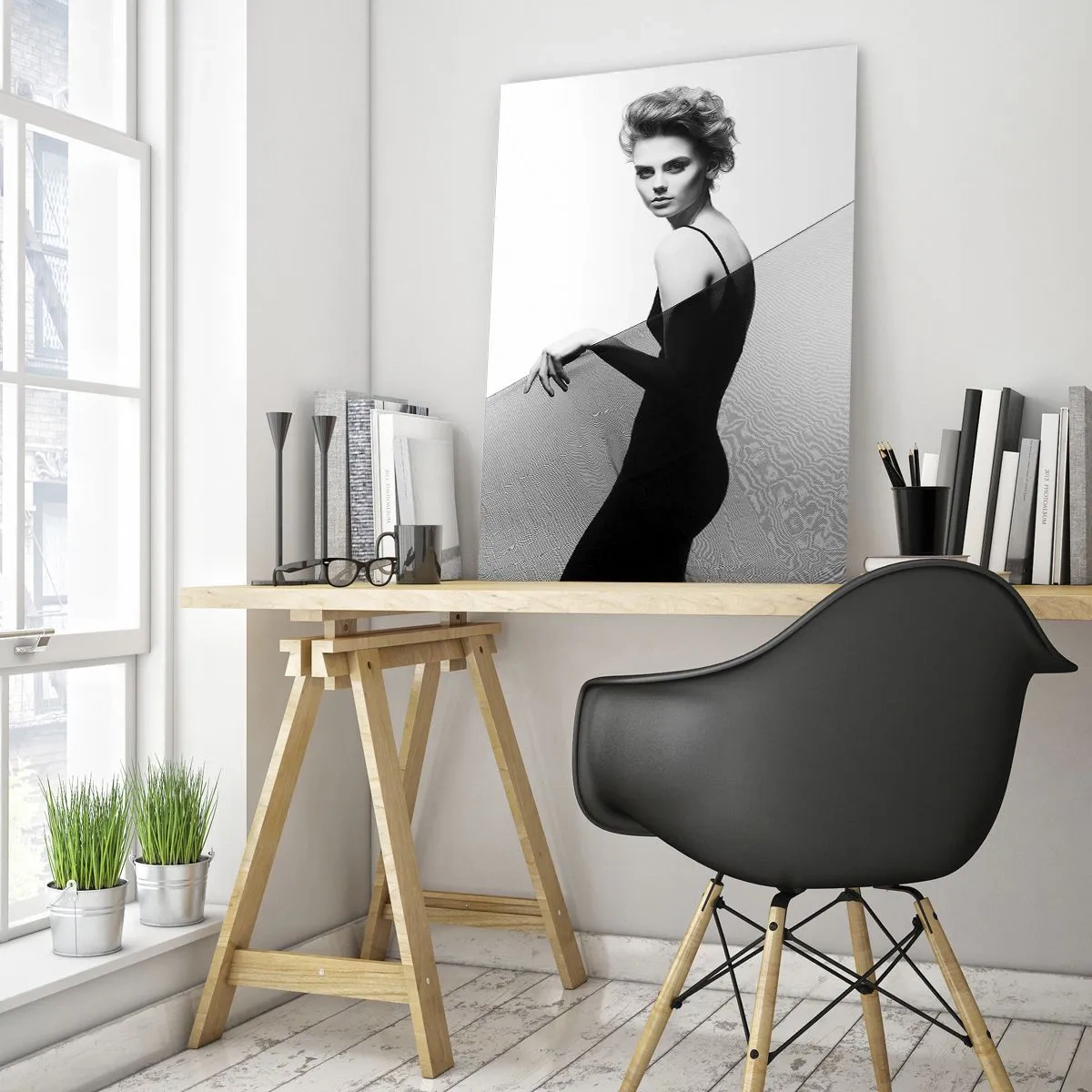 Obraz na skle - Magnetický pohled - 80x120 cm