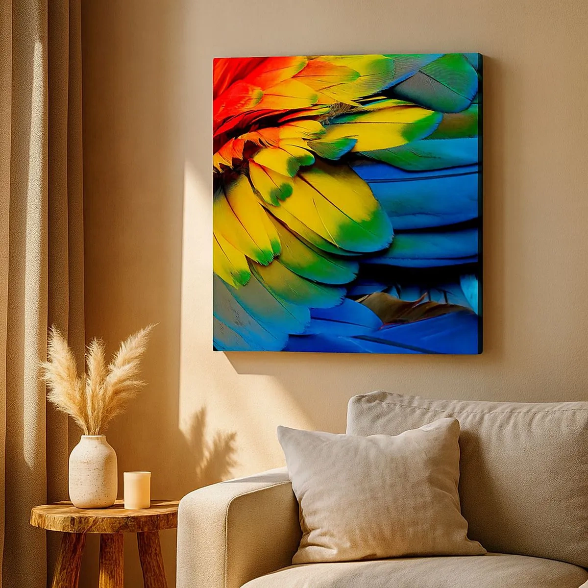 Obraz na plátně - Nebeský pták - 30x30 cm