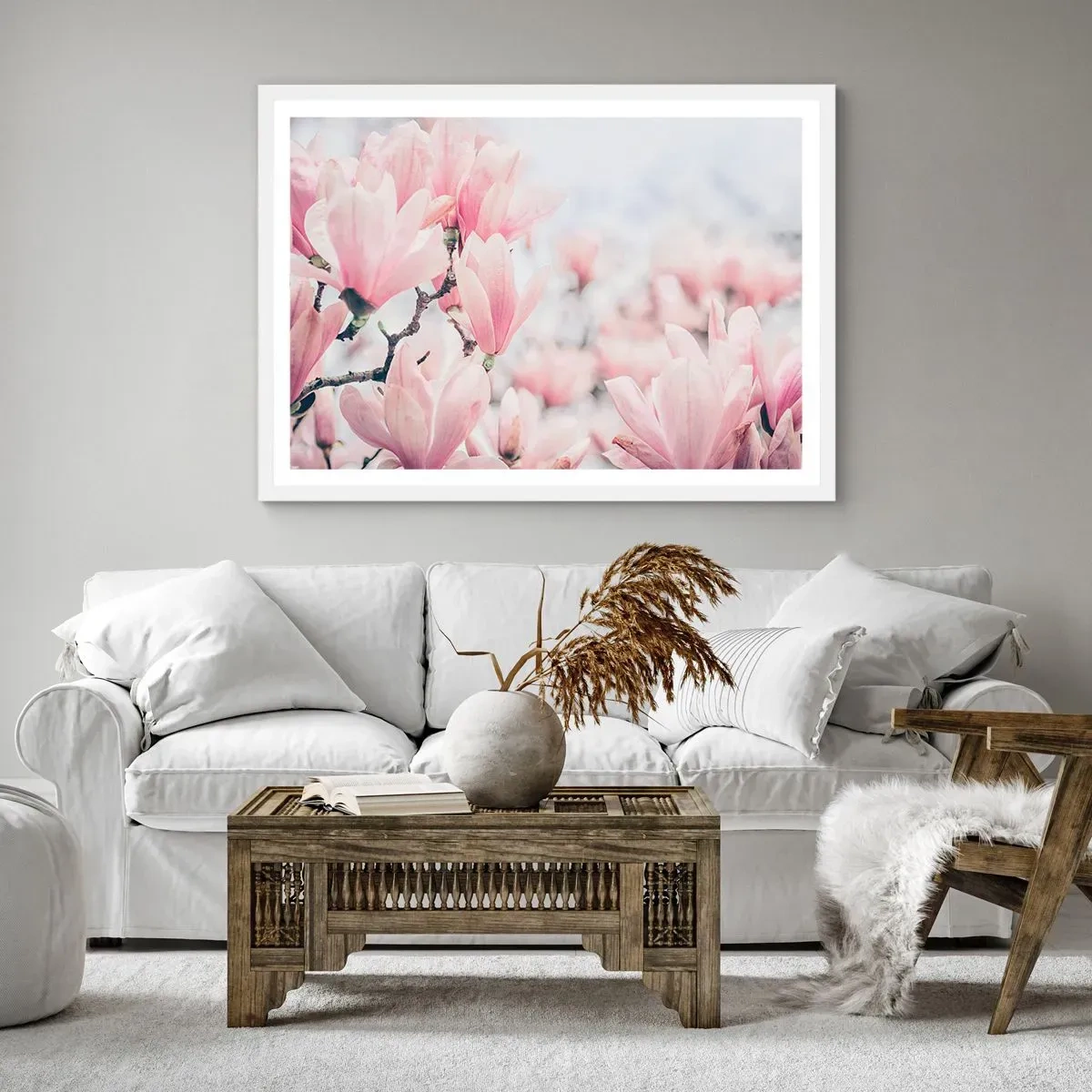 Plakát v bílém rámu - Ideál jemnosti - 40x30 cm