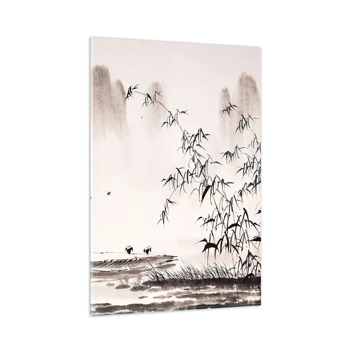 Obraz na skle - Klid rýžových polí - 80x120 cm