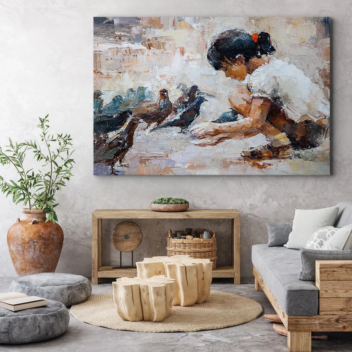 Obraz na plátně - Maličcí a nejmilejší - 100x70 cm