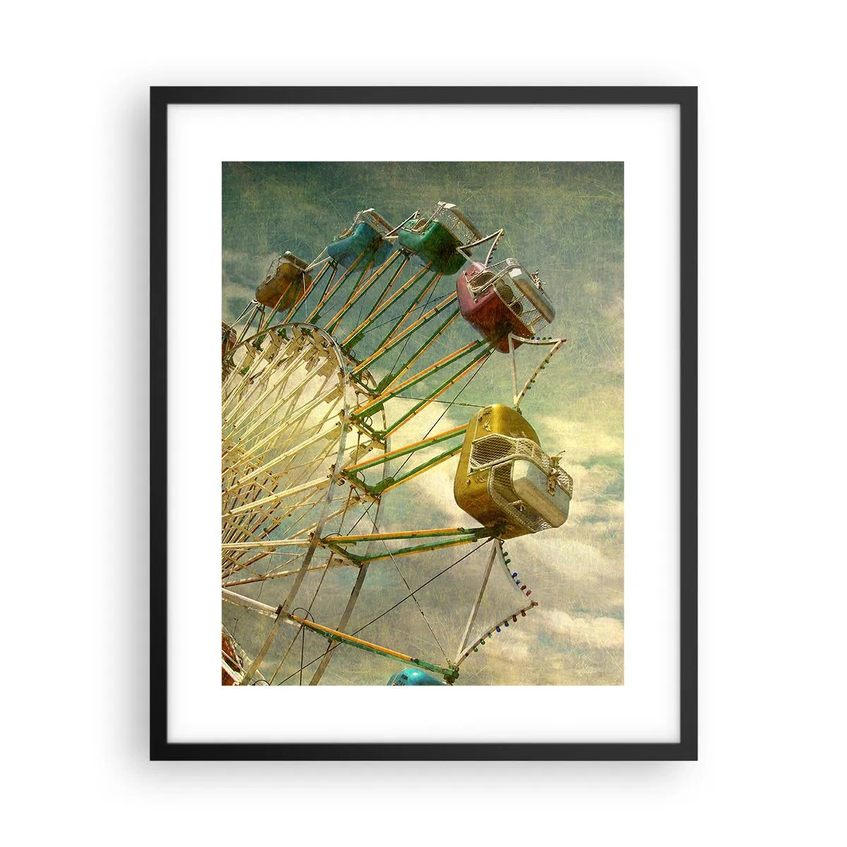 Plakát v černém rámu - Bude, bude zábava… - 40x50 cm