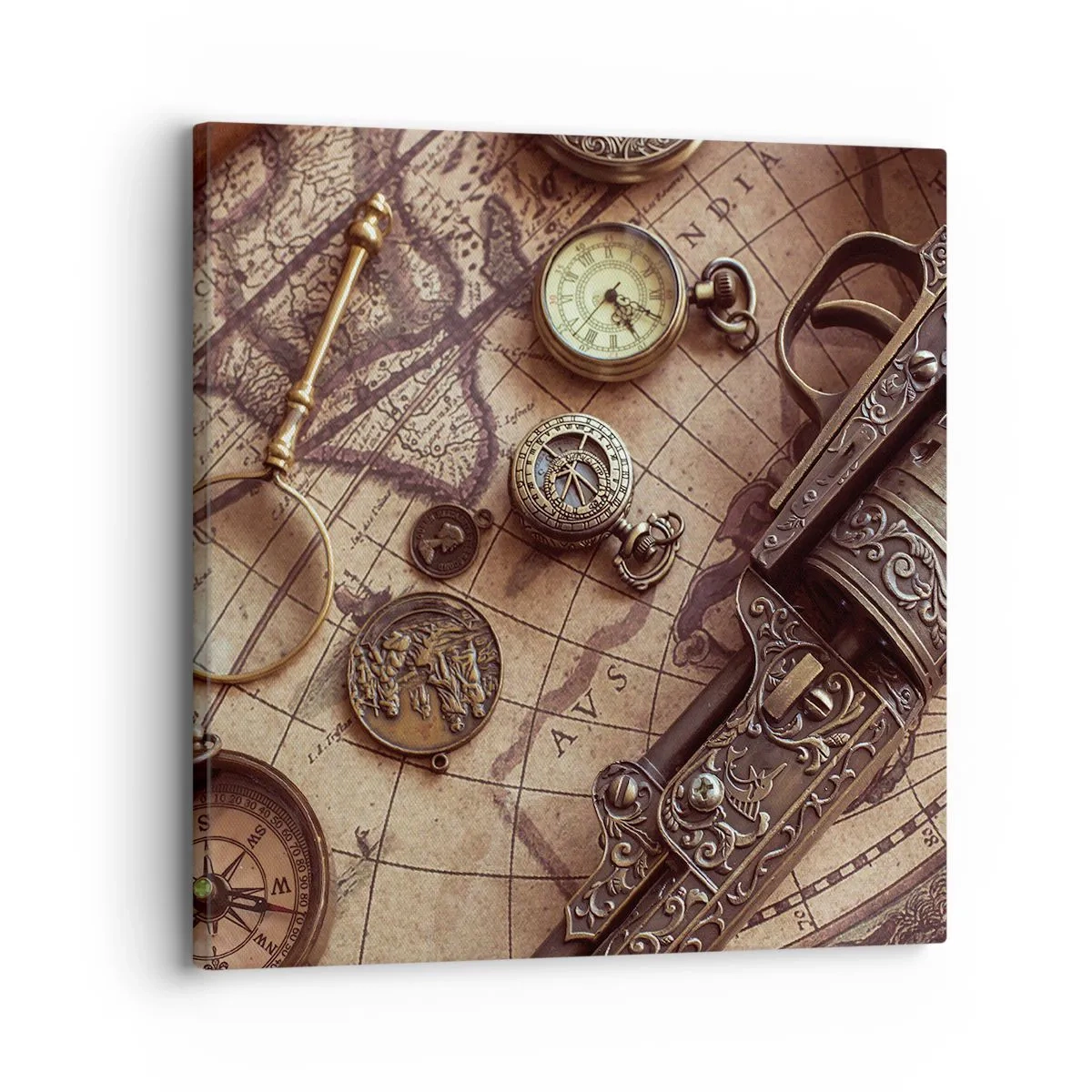 Obraz na plátně - Dobrodružství volá - 30x30 cm