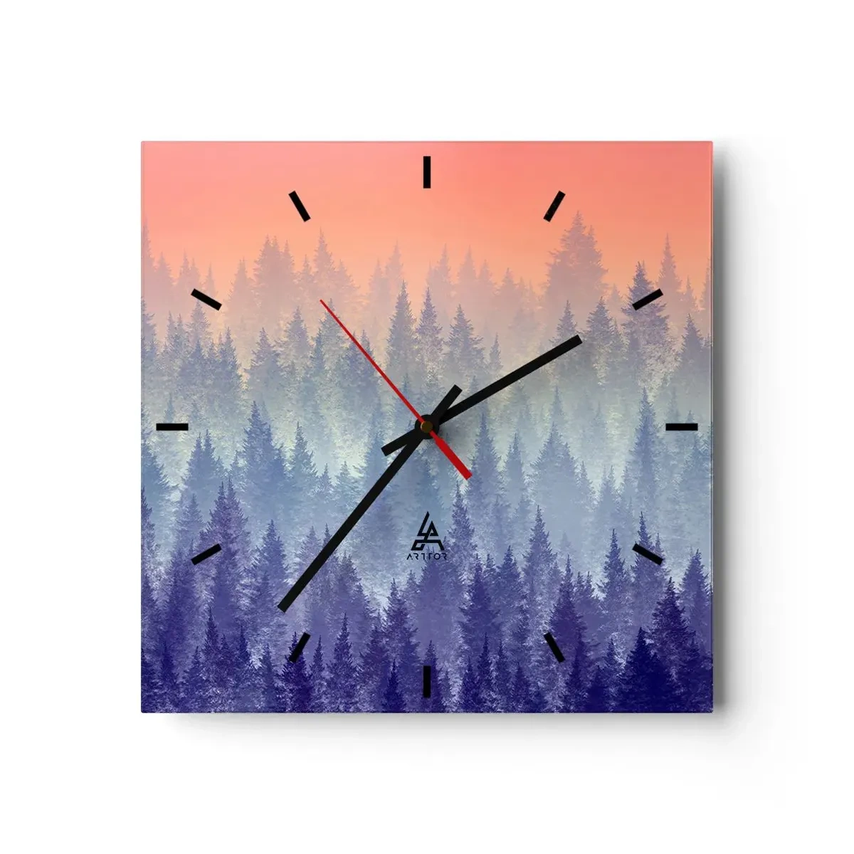 Nástěnné hodiny - Vysoko, výše, do nebe - 30x30 cm